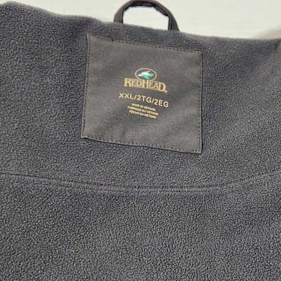 NWOT Men's RedHead Black Softshell Fleece-lined Light Jacket (2XLG) - Picture 9 of 11